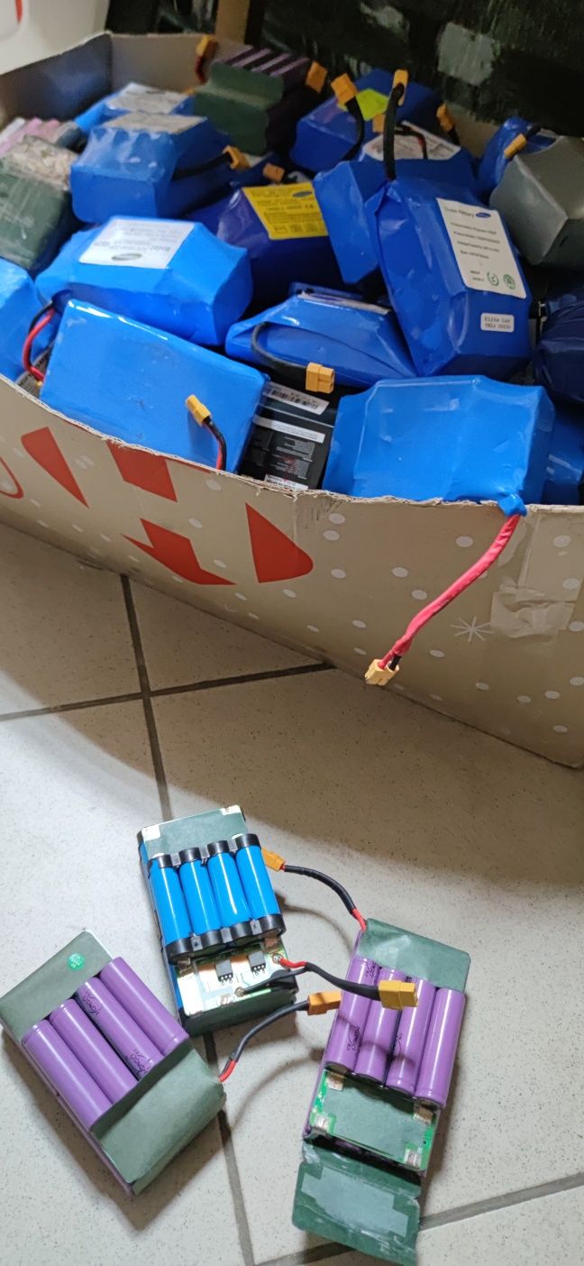Аккумулятор гироскутера, АКБ гироборда 36V не рабочий, BMS 36V 10S 2P