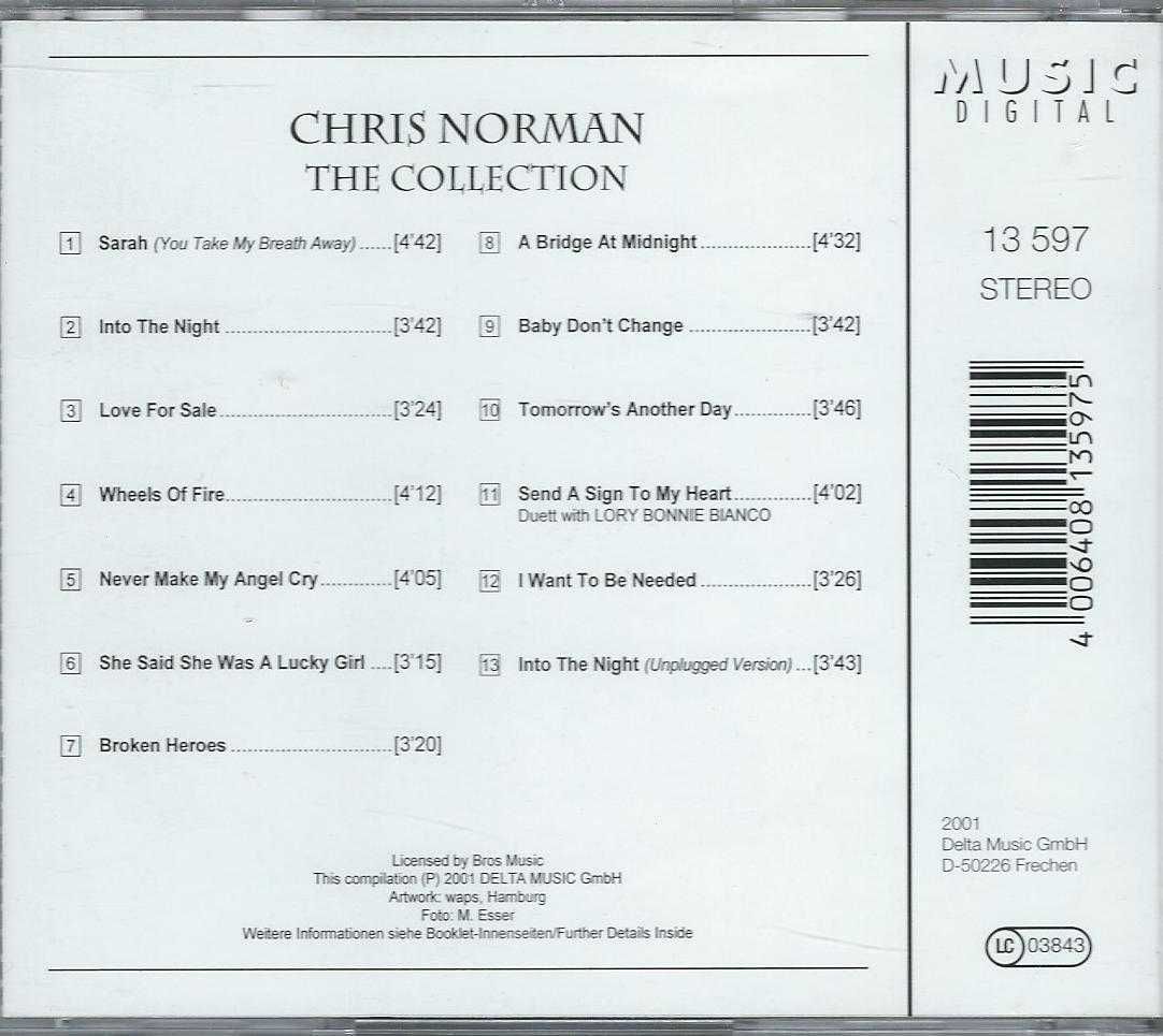 CD Chris Norman - The Collection (2001) (Music Digital)