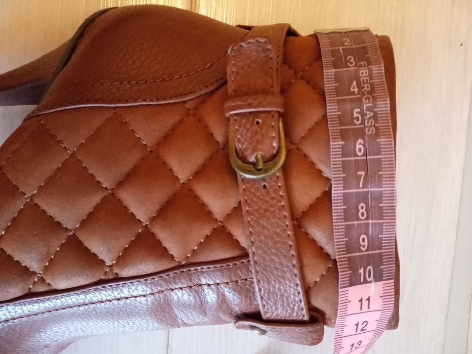 Botki brązowe na wysokim obcasie rozmiar 37