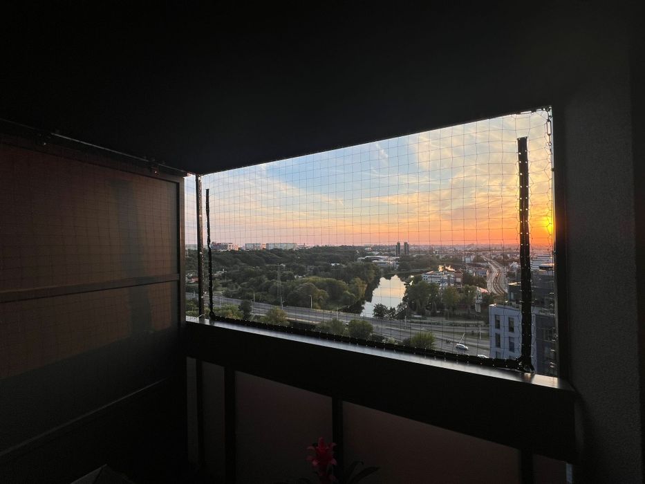 Montaż siatki na balkon dla kota/przeciw ptakom: W MAX 5 DNI ROBOCZYCH