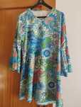 Vestido florido poliéster