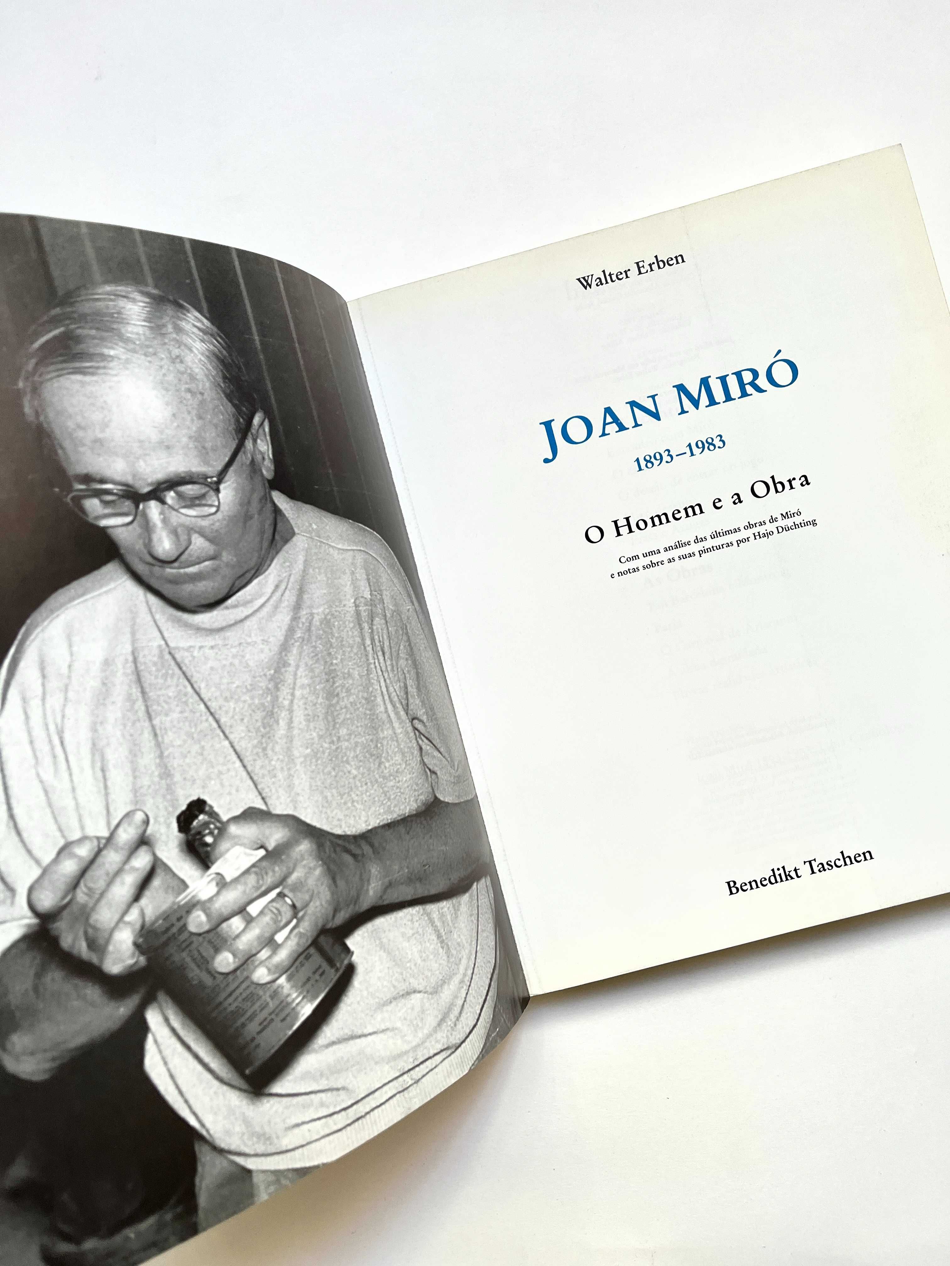 Joan Miró O homem e a Obra Walter Erben Taschen 1997