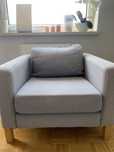Fotel szary IKEA