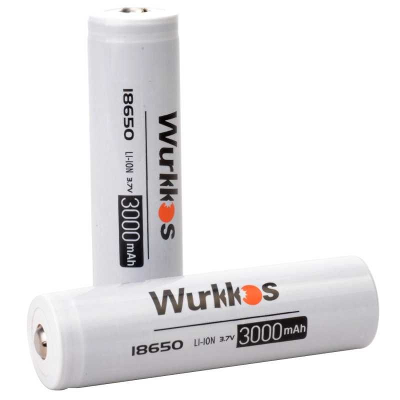 Акумулятори Wurkkos або Sofirn  18650 - 3000ma, оригінал
