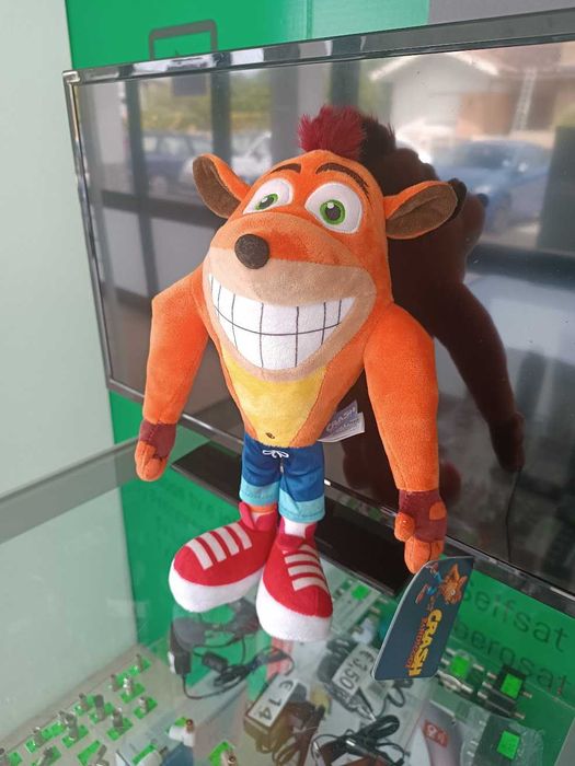 PROMO:Peluche Crash Bandicoot SD Sorridente 32cm Nova Coleção 2023