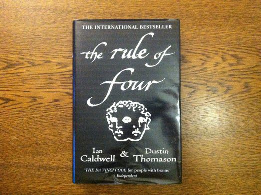 I. Caldwell & D.Thomason "The Rule of Four" - Bestseller, English USA