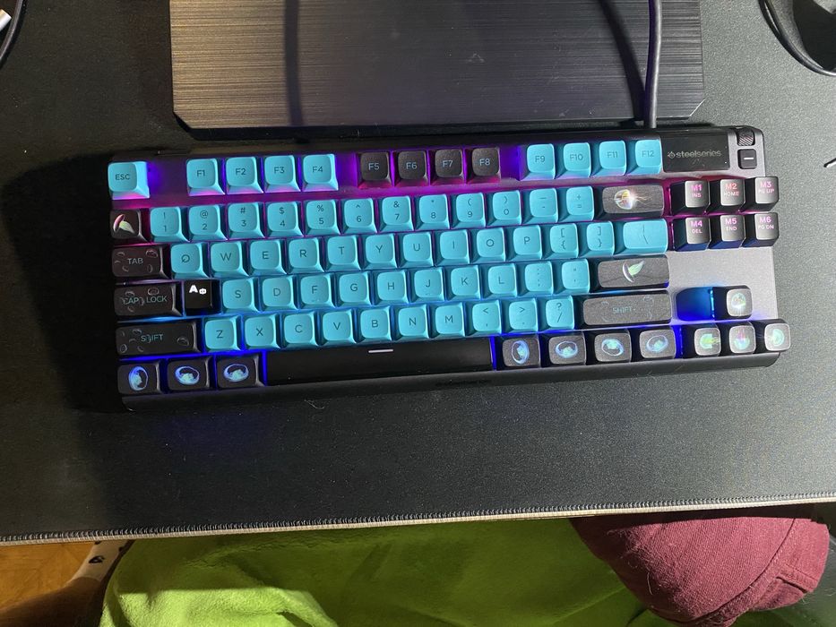 Комплект pbt keycaps jellyfish медуза кейкапи