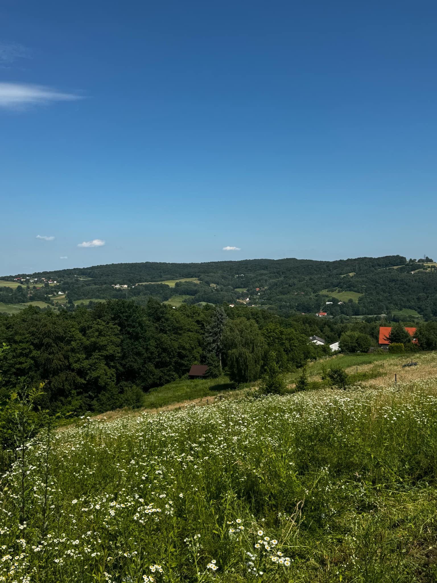 Działka budowlana Pleśna z pięknym widokiem na Tarnów  1093m2