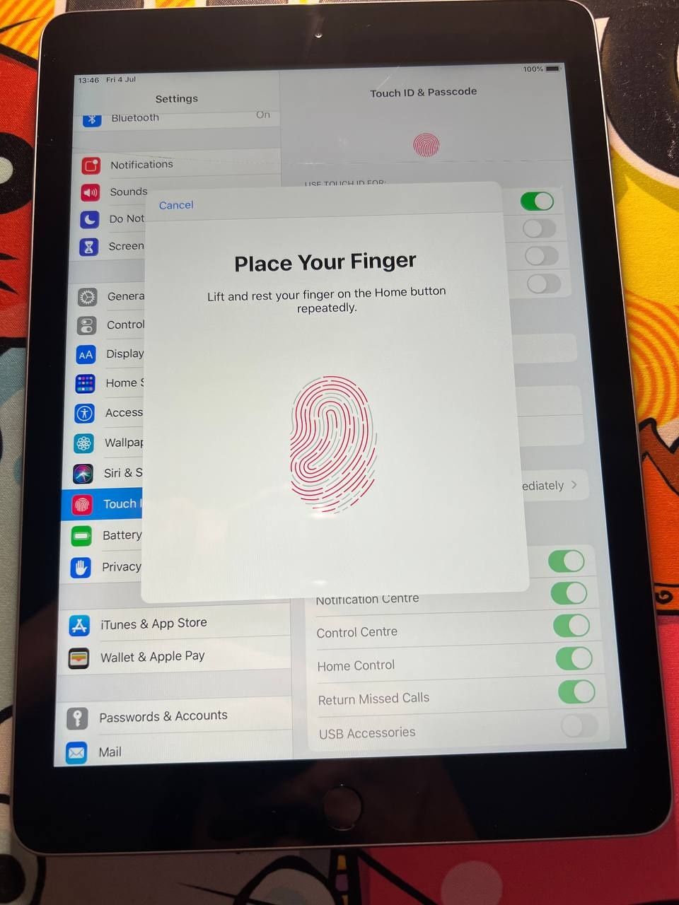iPad 5, 32gb, без iCloud, 100% аккамулятор