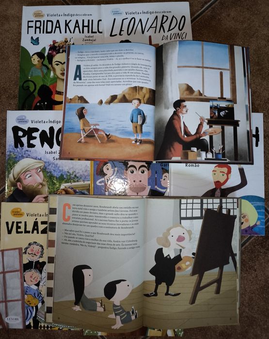 Coleção completa livros " Grandes Pintores"