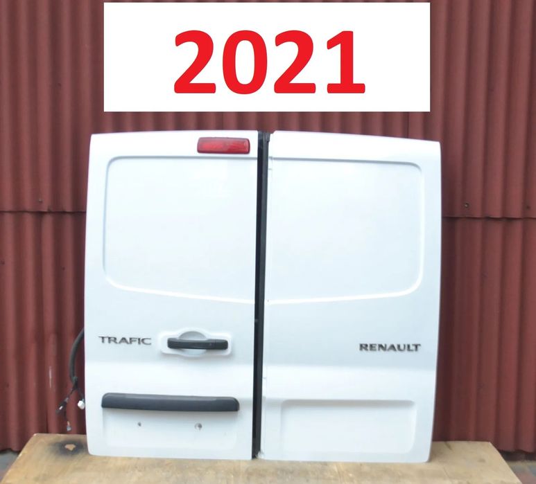 RENAULT TRAFIC III IV Drzwi Tył Tyl Tylne Lewe Prawe białe