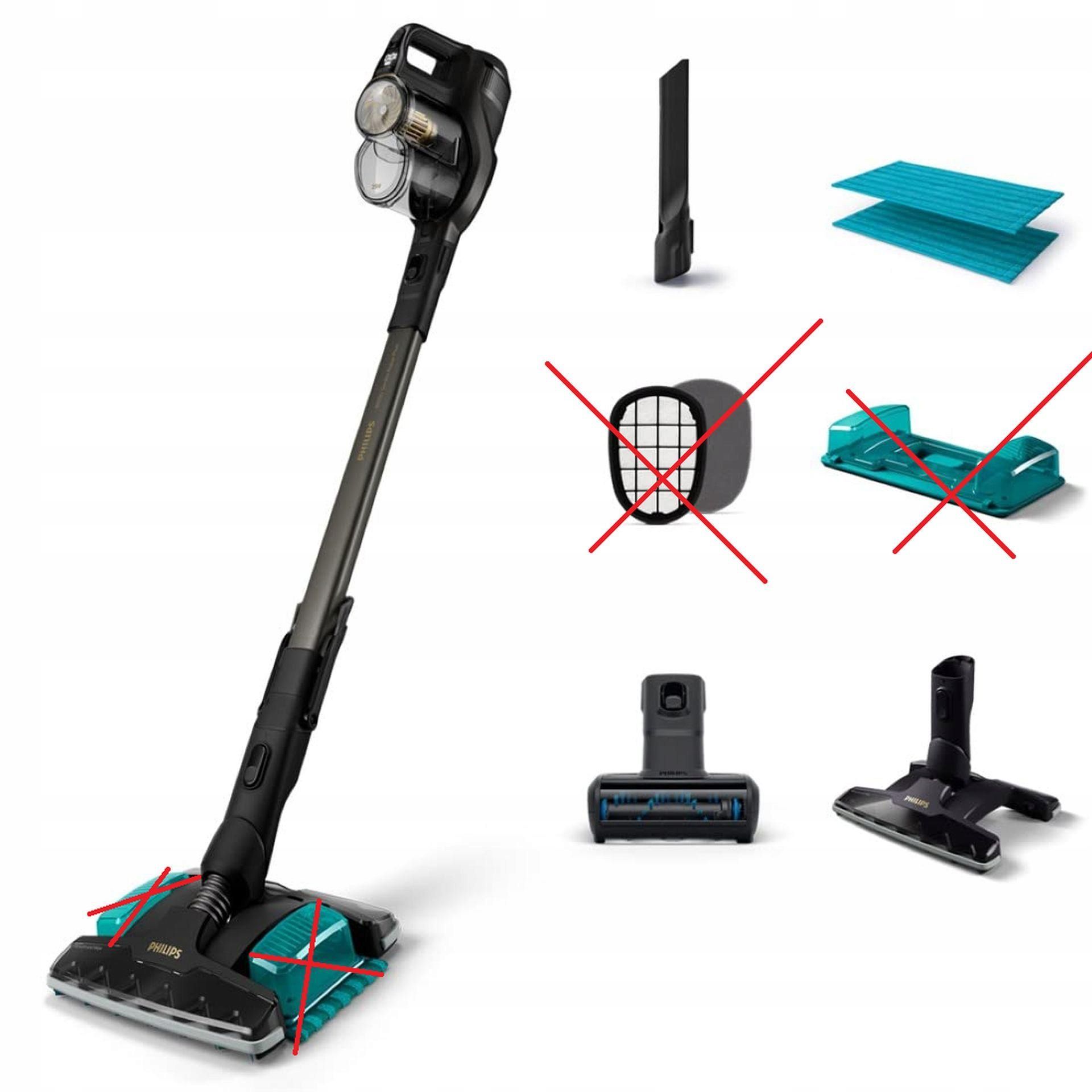 Philips Series 8000 Aqua Plus Odkurzacz Bezprzewodowy Myjący 80 min