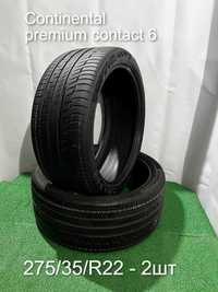 Continental premium contact 6 275/35/R22