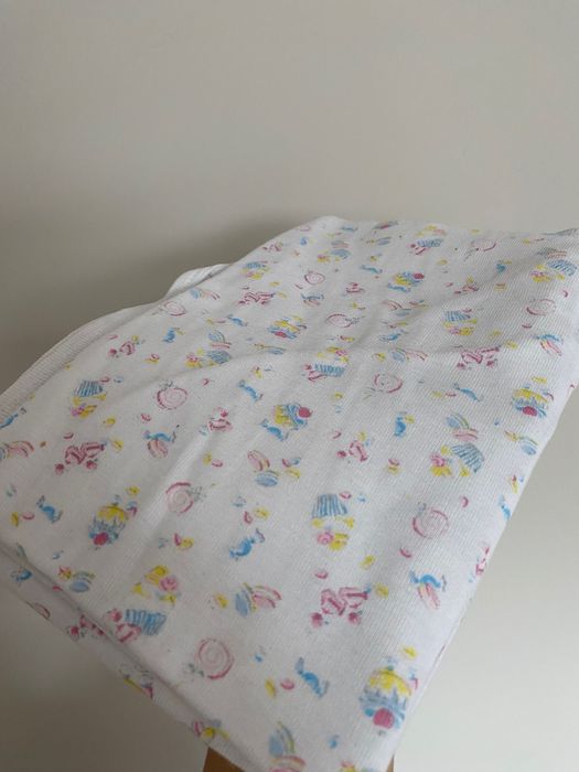 2pak bawełniany otulacz pieluszka kocyk letni English Home 85x75 cm