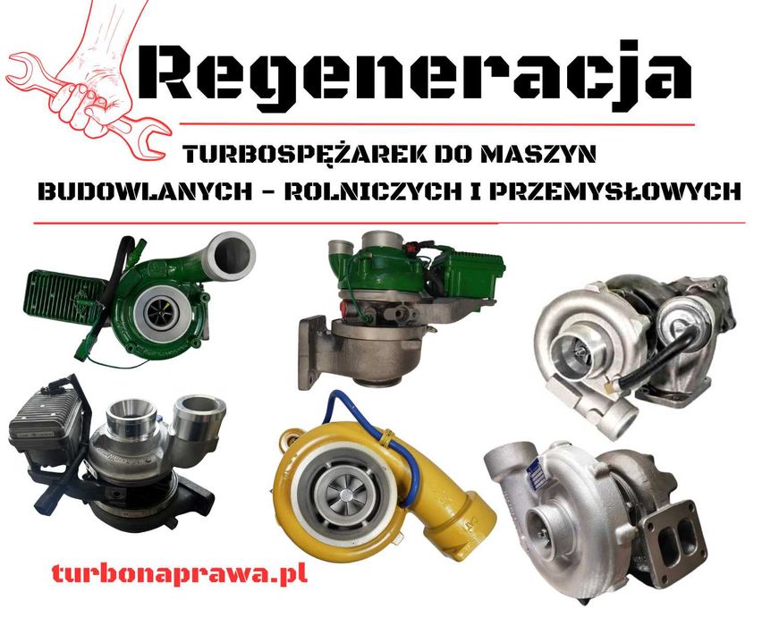Regeneracja turbo Jcb John Deere Fendt Case Sisu Steyr Valtra Holland