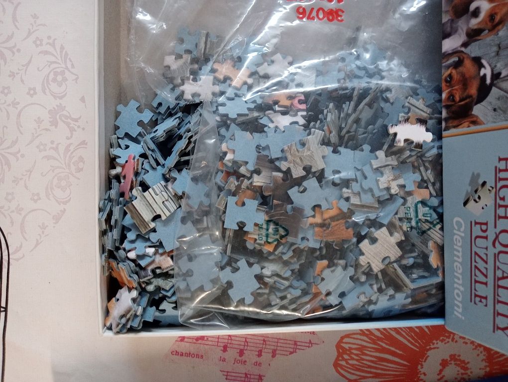 Puzzles já foram montados mas estão completos