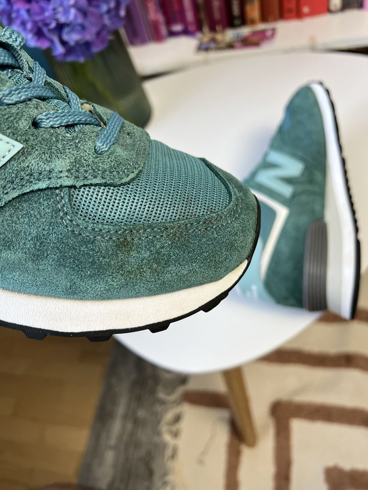 New balance 574 кросівки жіночі нью баланс 574 замшеві 40,5