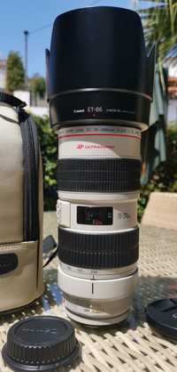 Lente Canon 70-200 EF 2.8 L is USM