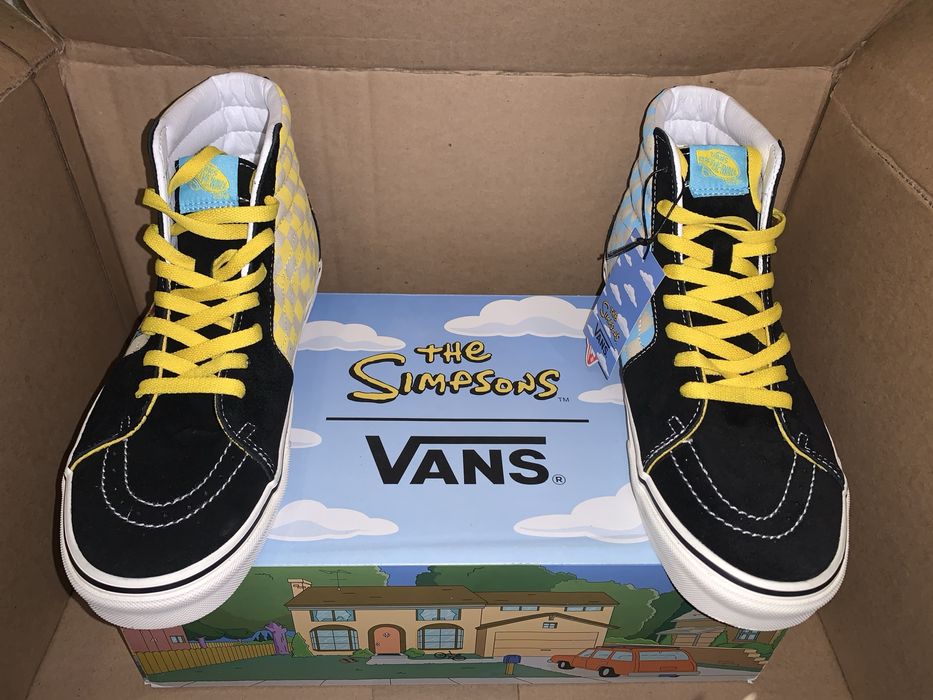 Кеди Vans SK8-HI. Колаборація The Simpsons. Розмір 44