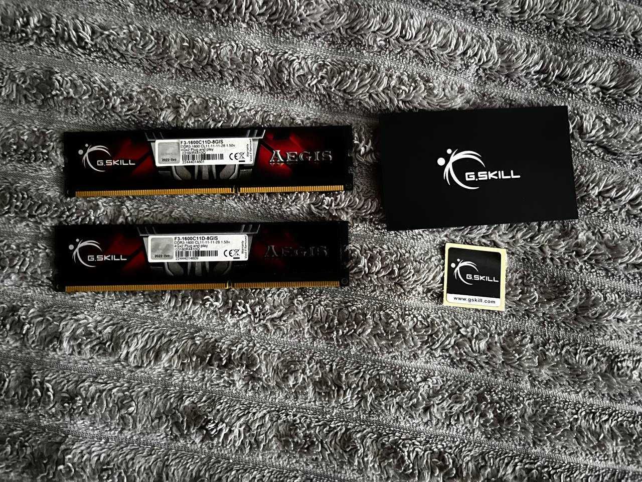 Оперативна памʼять G.Skill DDR3-1600 8192MB PC3-12800