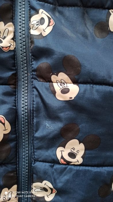 Bezrękawnik kamizelka miki Mickey mouse r. 86 dł. 40 cm