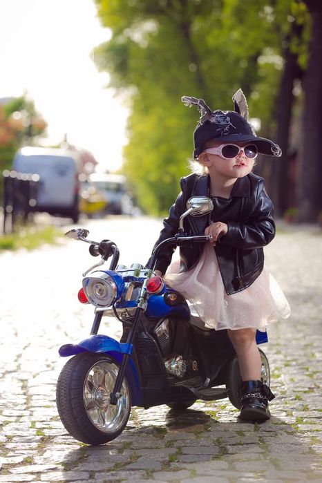 Mini sesja dziecięca na motorze – Ruda Śląska / Katowice 5 zdjęć