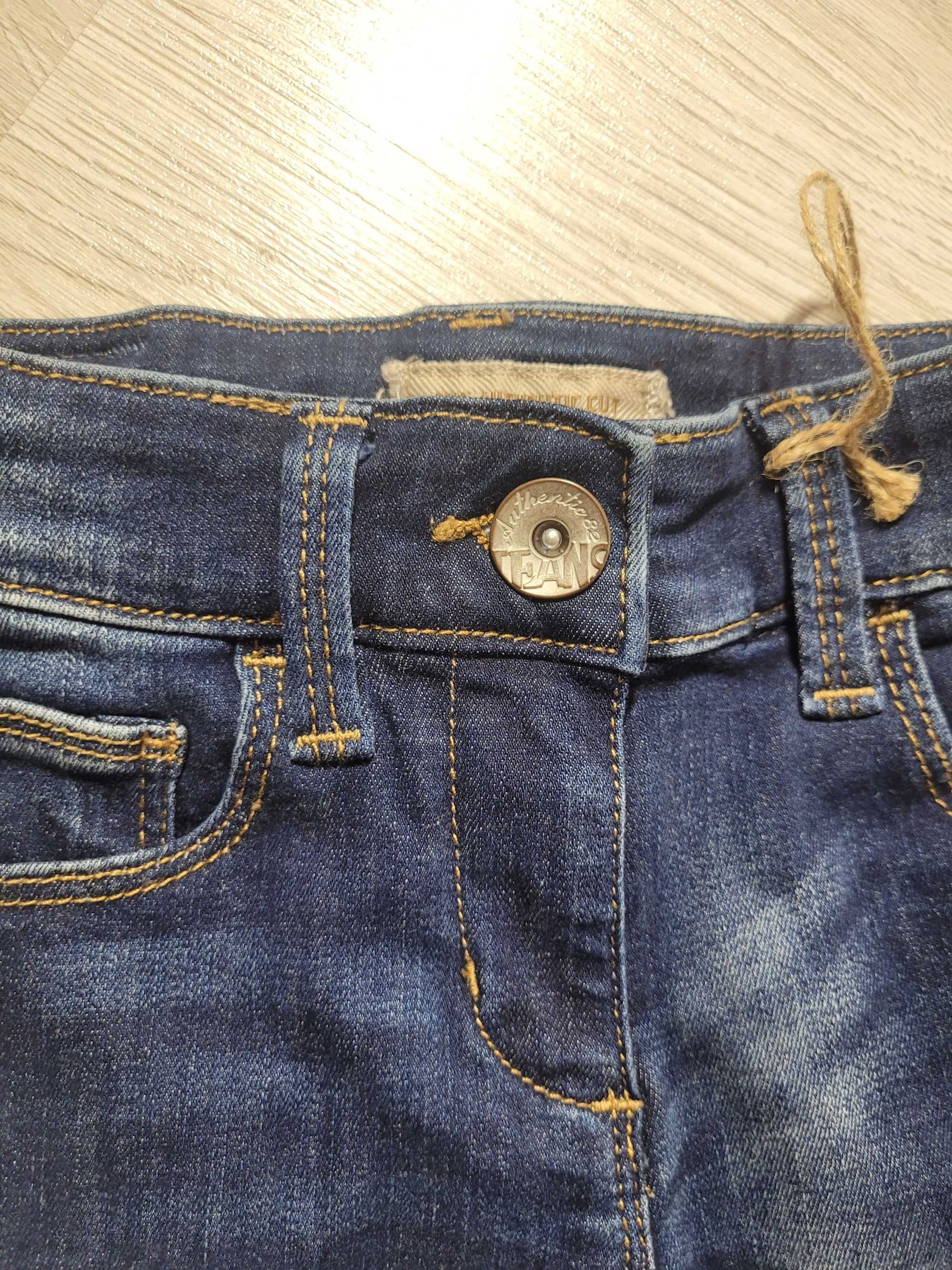 Niebieskie jeansy 116cm Next Nowe