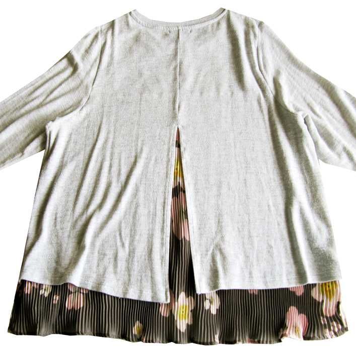 Sweter tunika długi rękaw r. 50/52