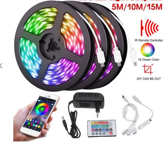 Fita LED RGB 3 Metros