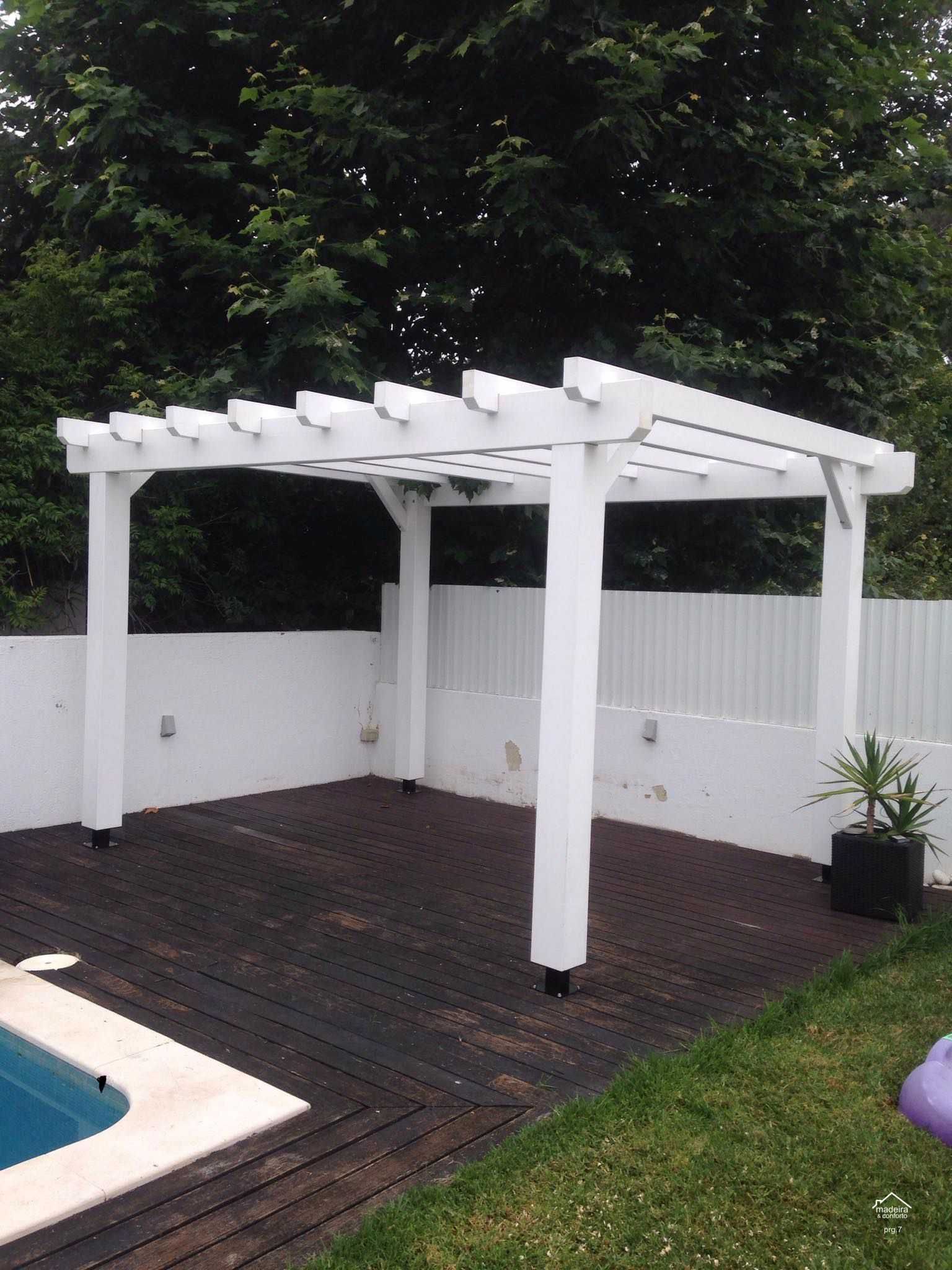 pergola em madeira - Madeira&Conforto - prg.7