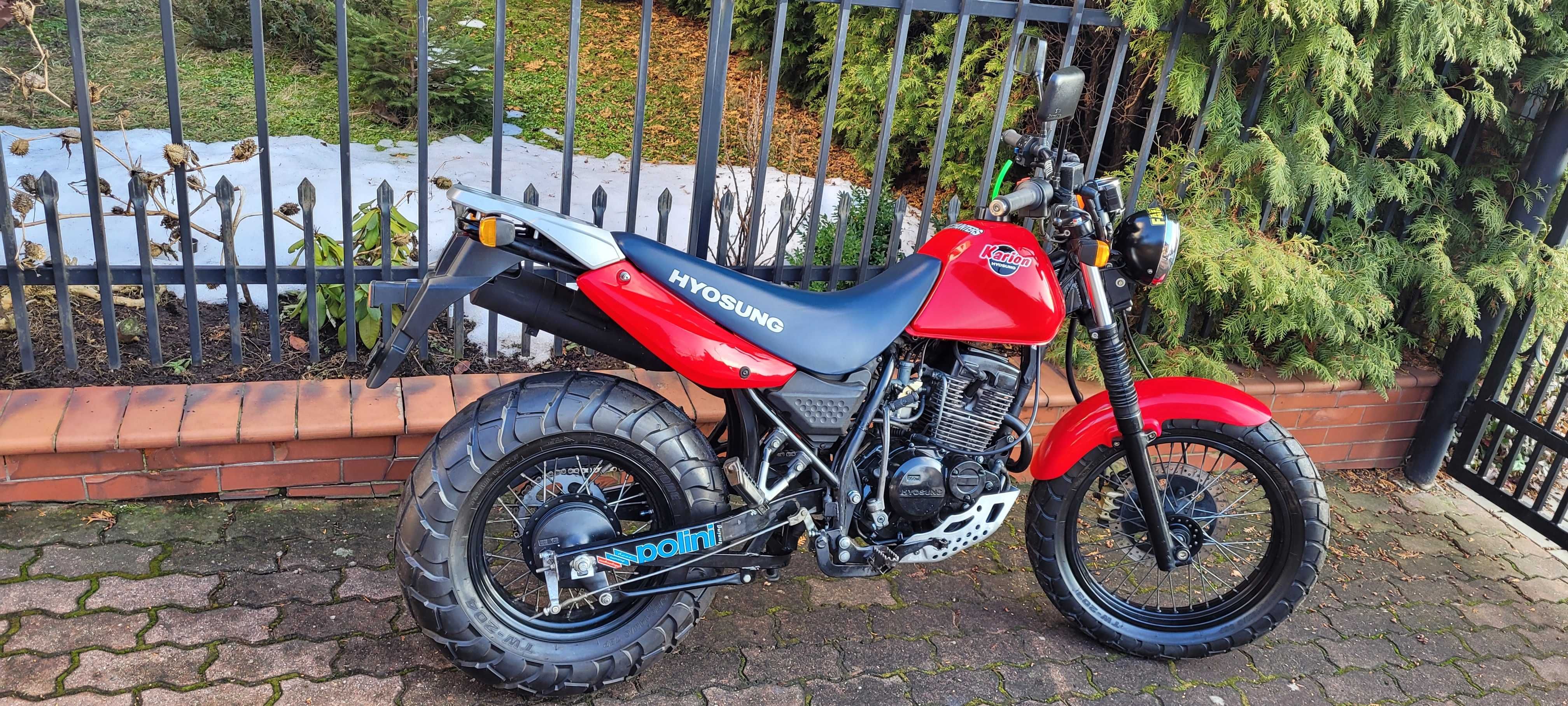 Hyosung Karion 125 kat B A1 ENDURO funbike DE książka serwis yamaha tw