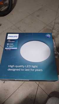 Lampa plafon Philips Suede 1100 lum 9,6W, kl. A, 4000K, d 280mm