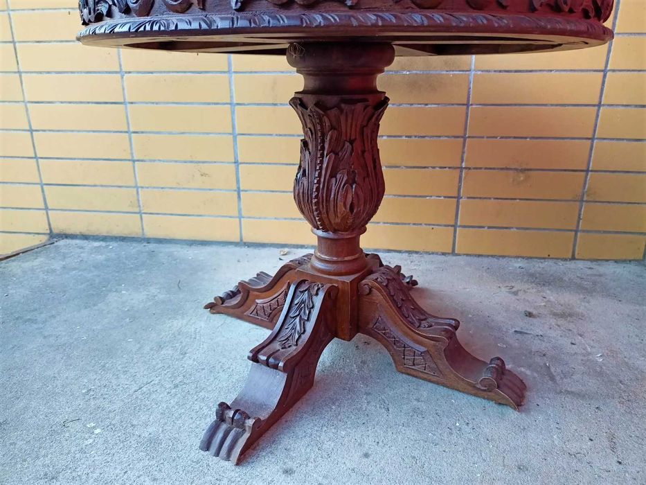 Mesa Apoio Castanho Velho