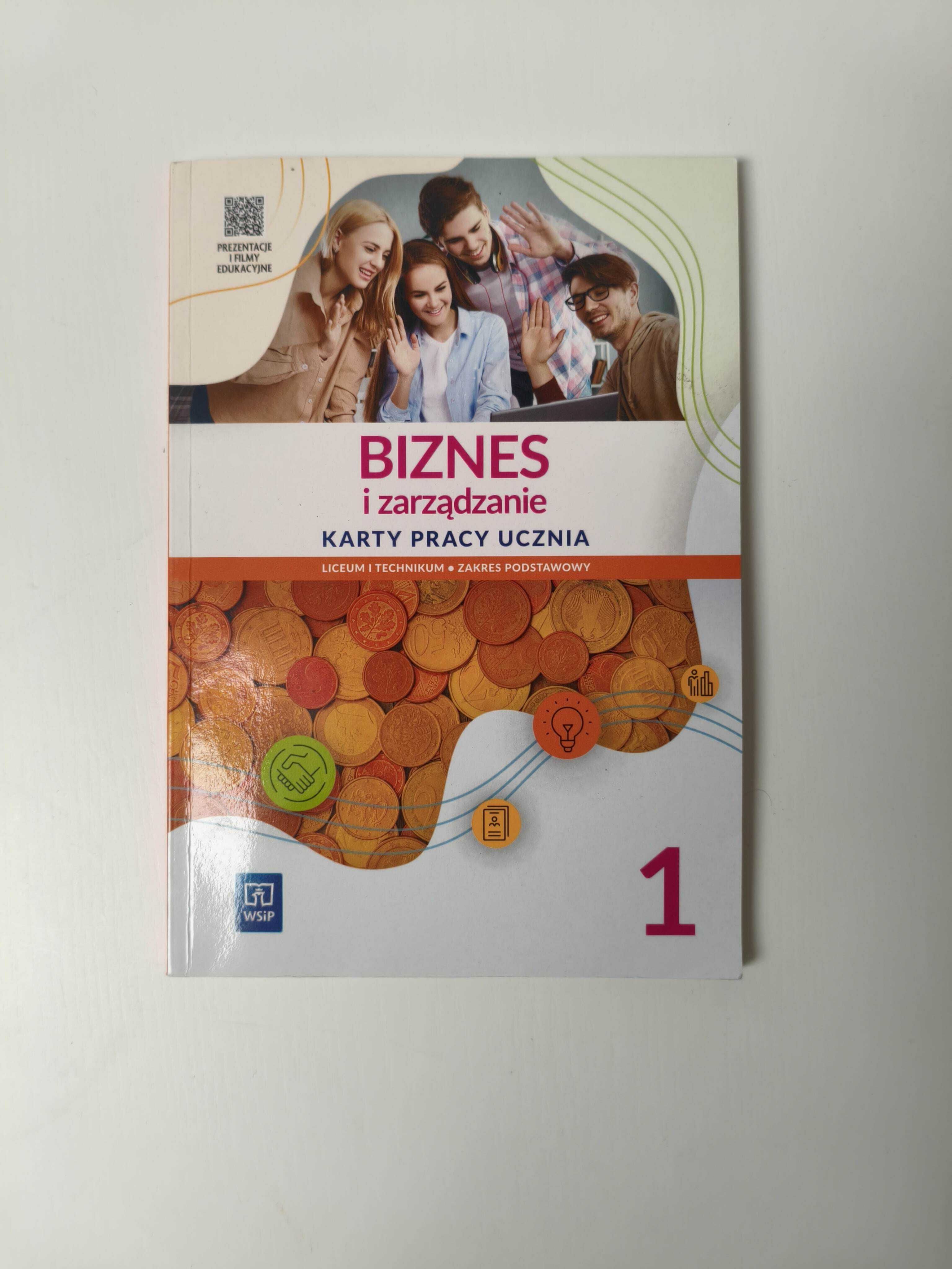 Biznes i zarządzanie 1 WSiP zakres podstawowy podręcznik+karty pracy