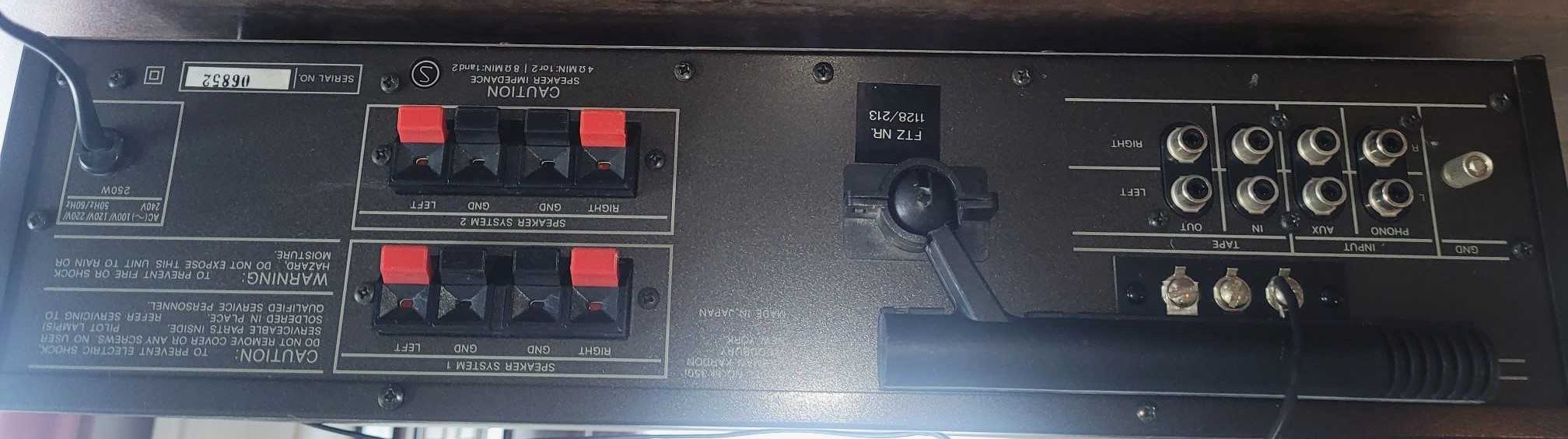 Amplituner Harman Kardon hk350i  made in Japan