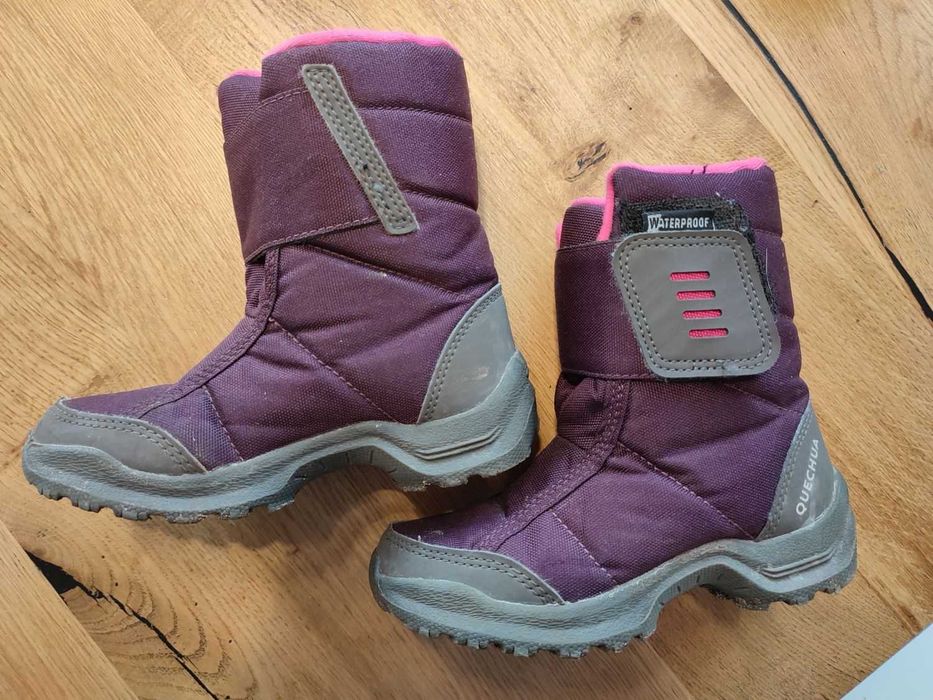 Buty turystyczne-śniegowce Quechua SH100 Warm wodoodporne roz. 27