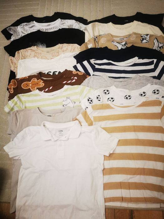 Paka ubrań chłopięce 128 134 sinsay