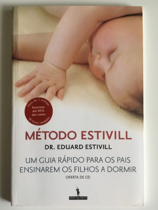 2 livros: Método Estivill, com CD + Estratégias último recurso dormir