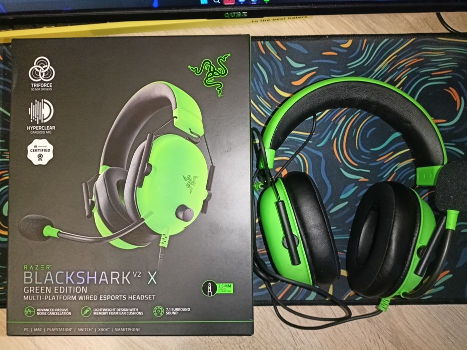 Игровые наушники Razer Blackshark v2 x