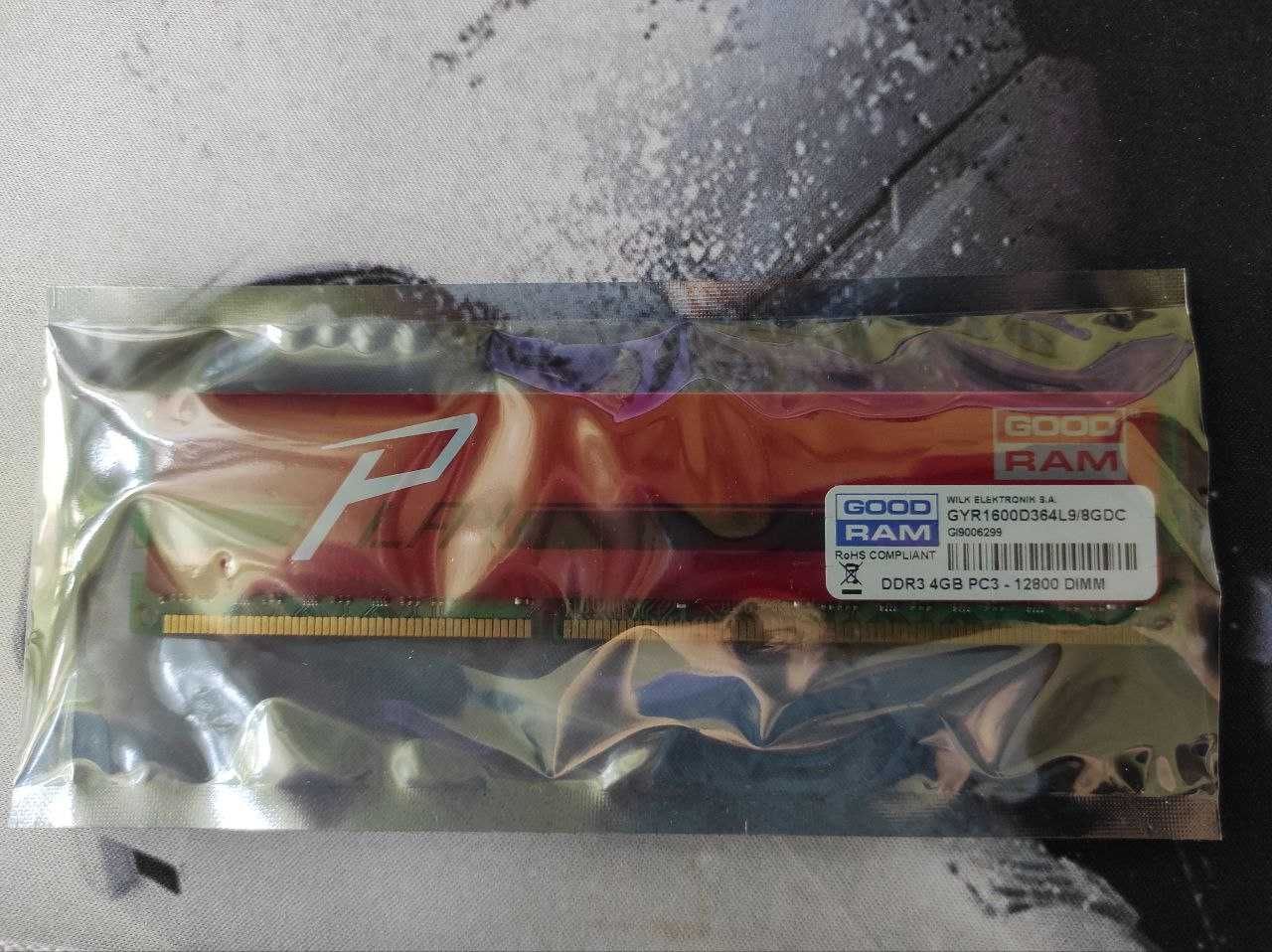 GoodRam ddr3 1600mhz 4gb