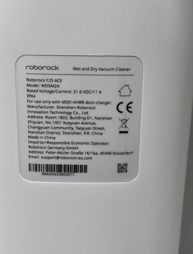 Aspirador Roborock f25 ace