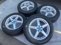 Koła Aluminiowe Peugeot Citroen 5x108 215/65R17 ZIMA DUNLOP 2022 NOWE