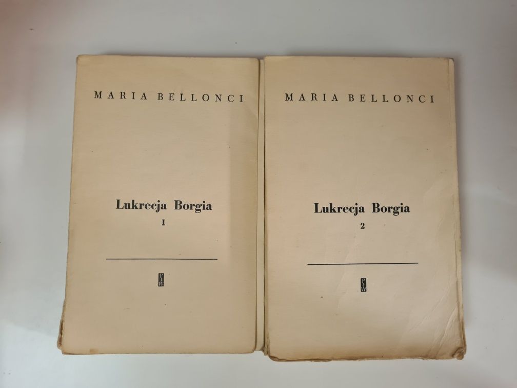 Lukrecja Borgia tom 1 i 2 - Maria Bellonci