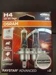 Żarówka halogenowa Osram H4 Raystar Advanced +150% 12V 60/55W , 2 szt.