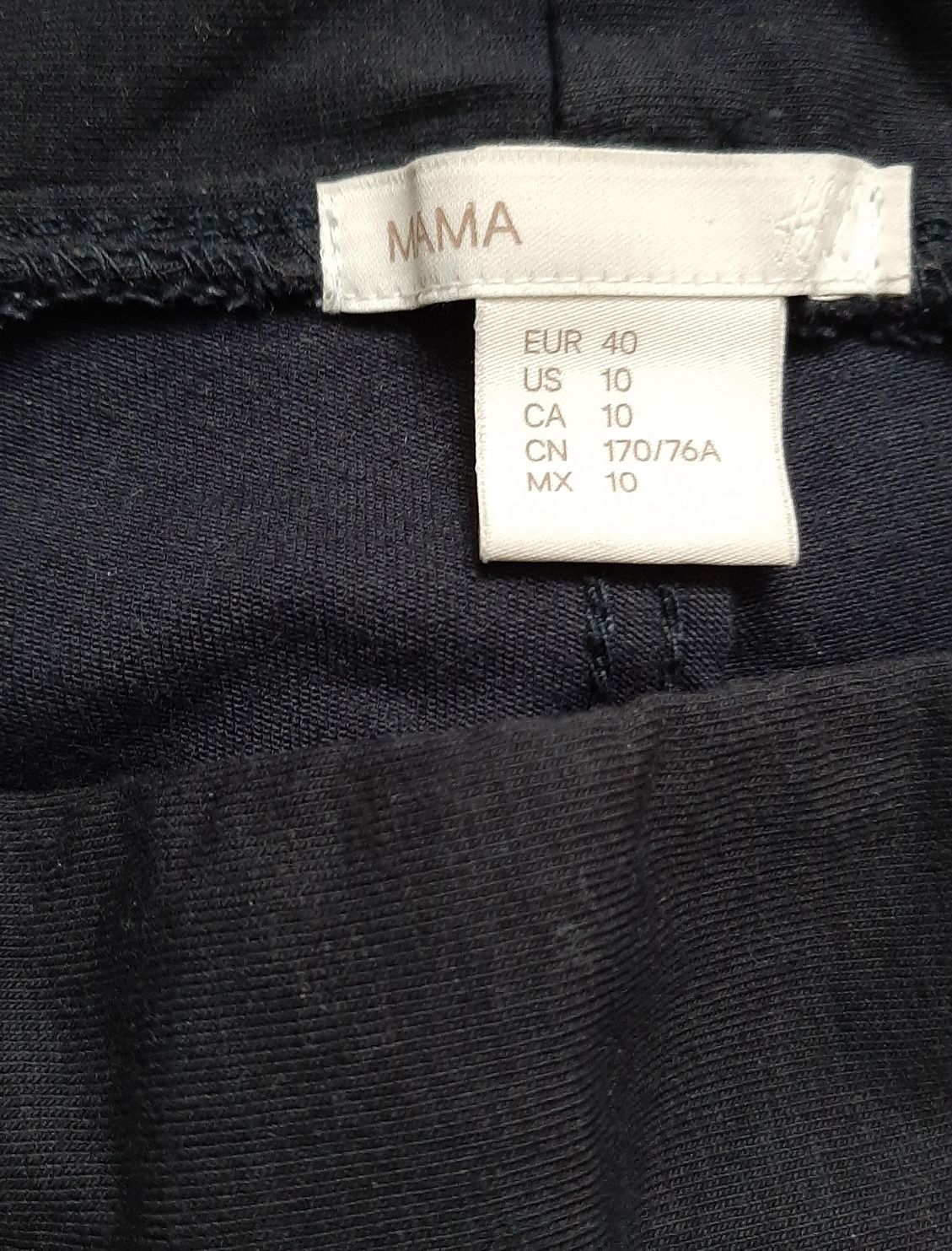 2 PARY spodnie ciążowe, elastyczne, wysoki stan H&M