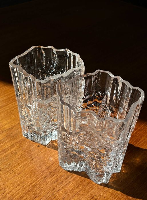 Wazon szkło strukturalnego „Pinus” Tapio Wirkkala iittala, Finland 70s