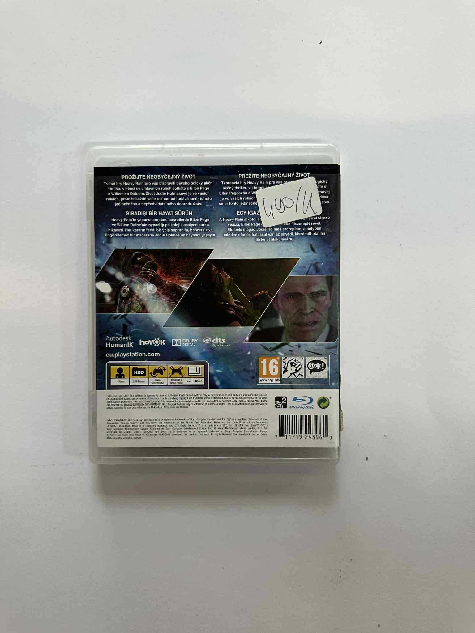 Beyond: Two Souls Dwie Dusze PS3 PlayStation 3 (PS3)  330/25/W