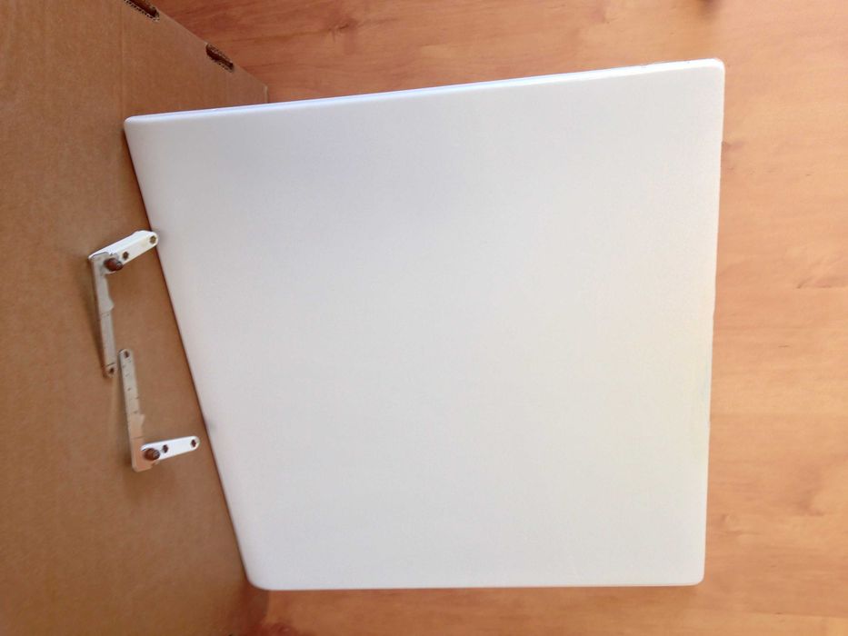 Верхня кришка для газової плити Beko FG5521 металева біла з кріпленням