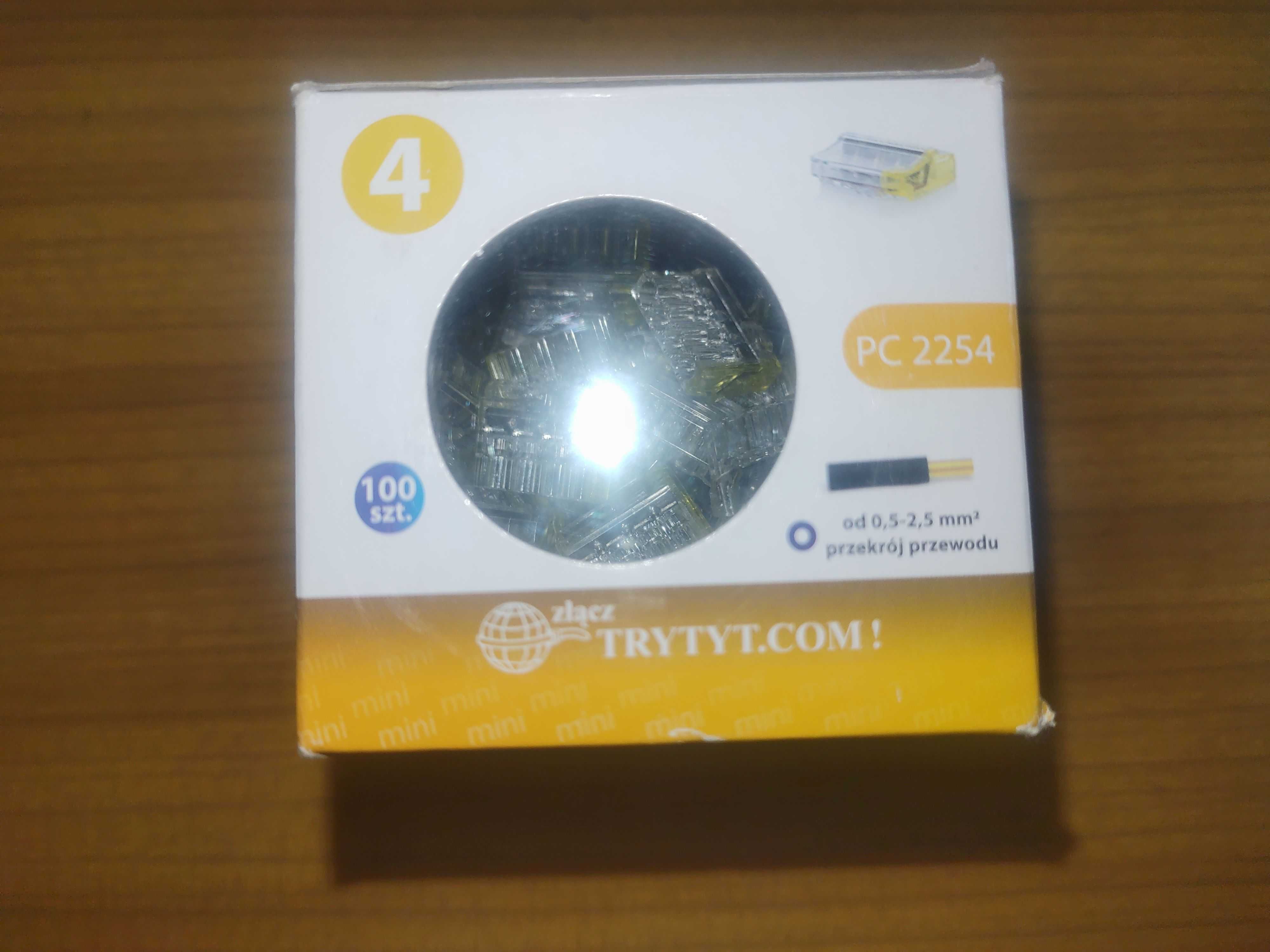 Złączki/szybkozłączki na drut instalacyjne 4x2,5mm 100 szt