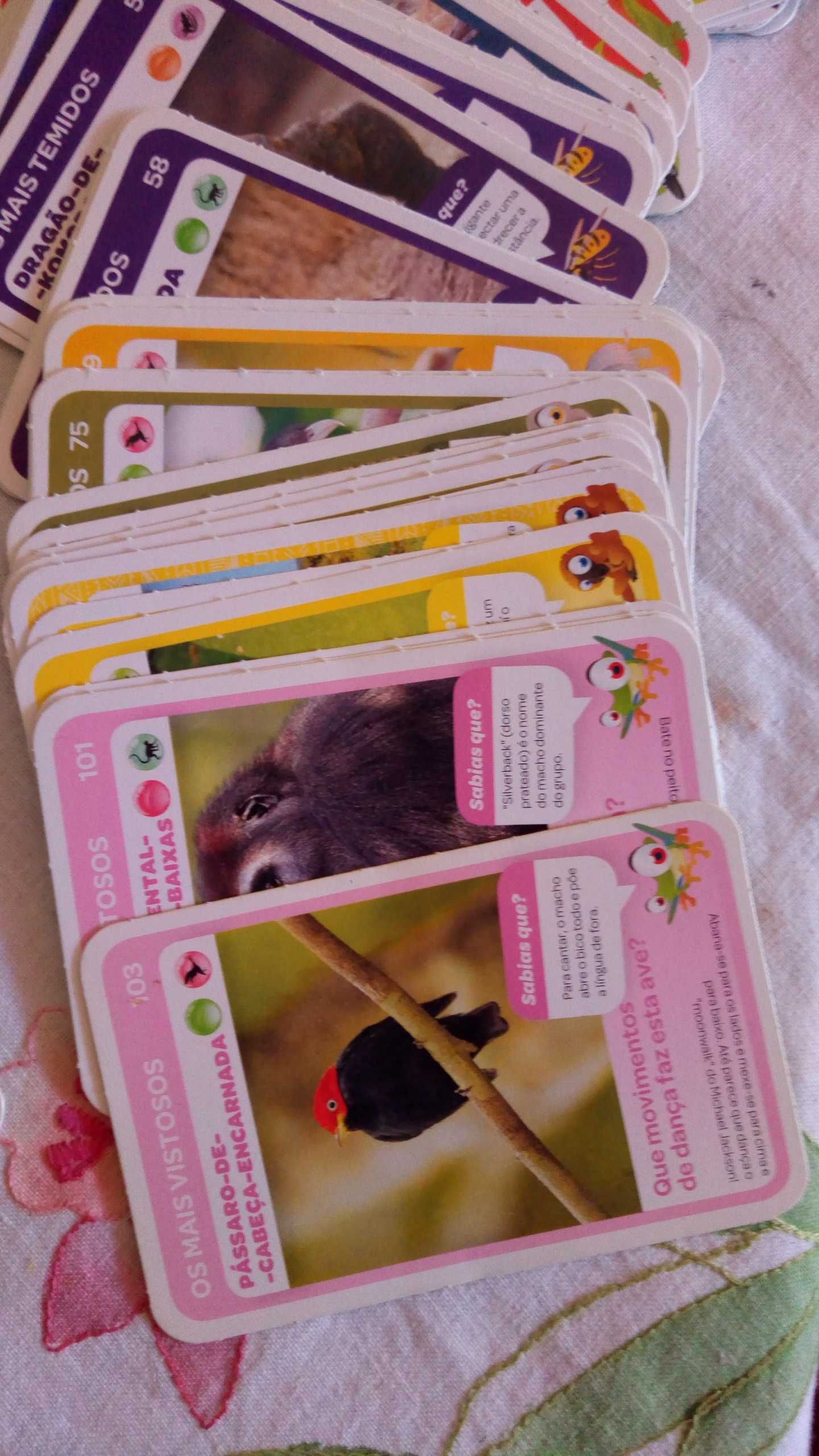 Cartas didáticas para crianças.